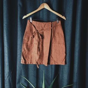 Wilfred Mini Wrap Skirt